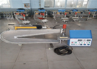 Machine manuelle de réparation de ceinture en caoutchouc de presse hydraulique équipée des roues